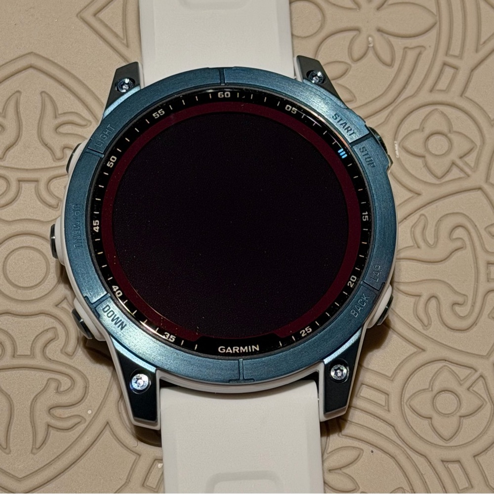 Garmin Fenix 7 Sapphire Solar White Band Adventure GPS Smartwatch - Picture 11 of 11